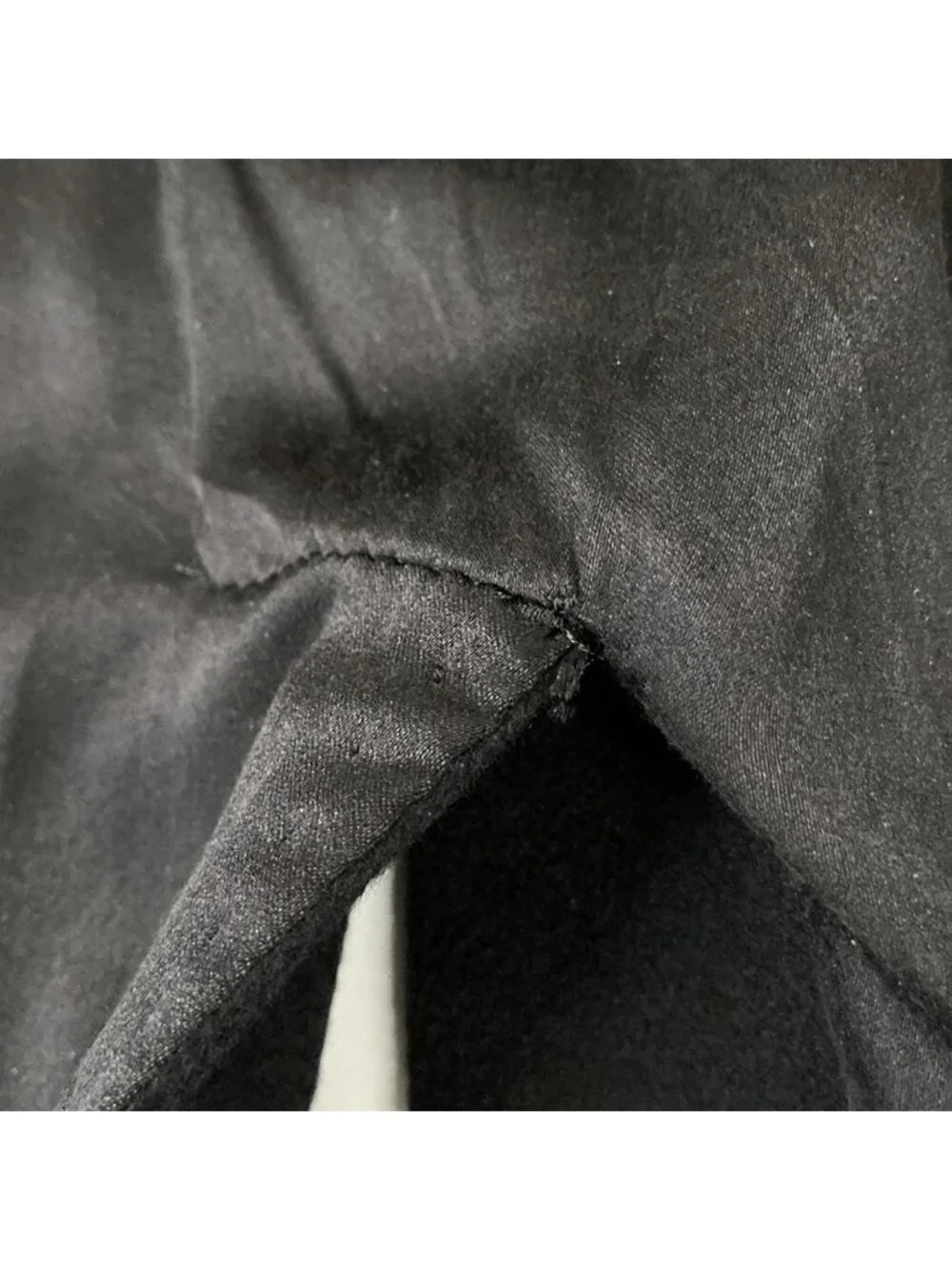Chanel Coat 42 L Black Long Sleeve Wool
